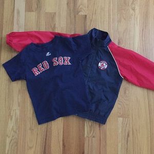 Wicked Awesome Red Sox jacket and Tee